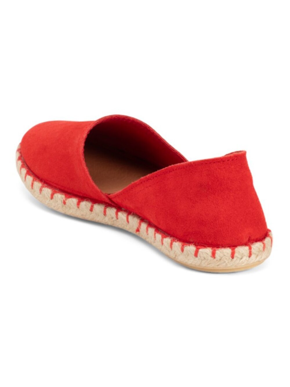 Verbenas | Carmen Red Suede Espadrille Flats - Made in Spain, Size 38 - Picture 2 of 12
